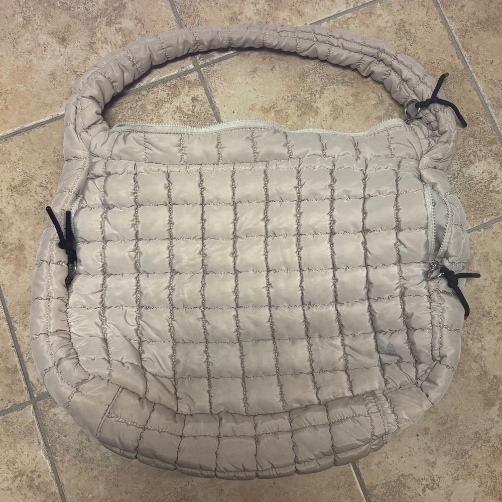 Cream free people bag